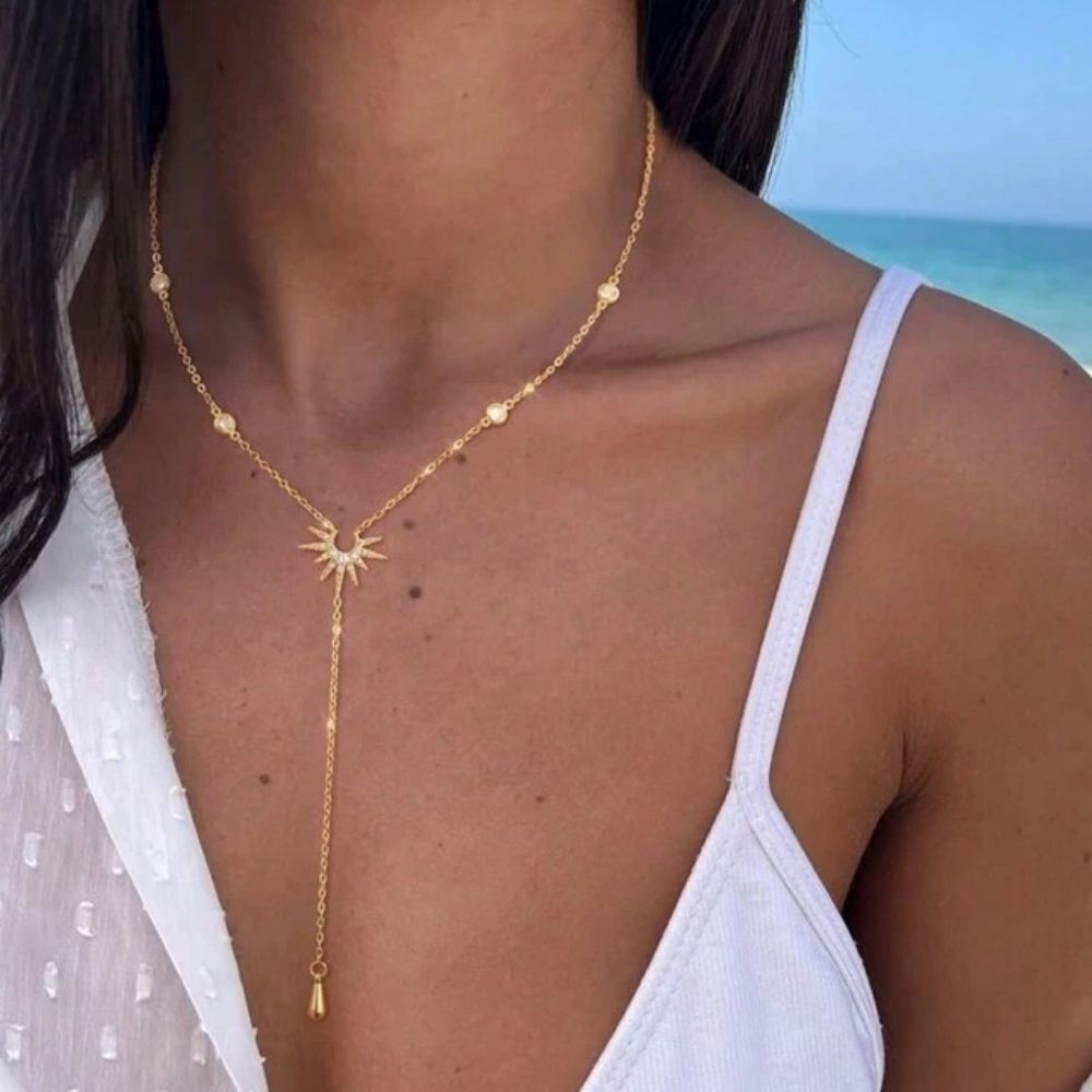 Dainty necklace N587 - Picture 2 of 5